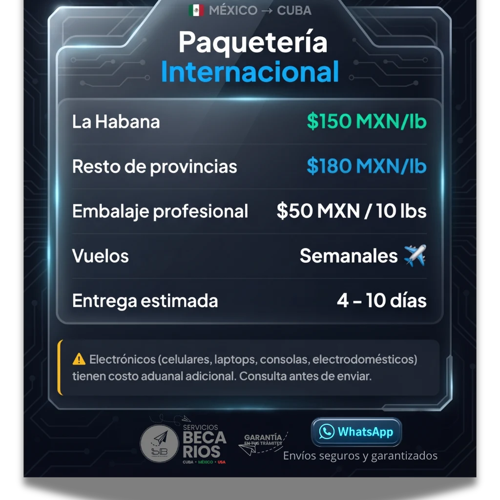 tarifas de remesas